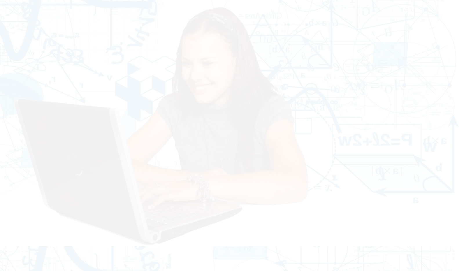 Devojka radi na racunaru