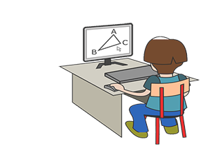 učenik na času informatike